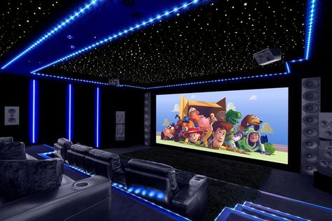 Home Theater of the Month: The Manor Dedicated Home Theater | AVS Forum Sala Cinema, Movie Theater Rooms, Home Theater Room Design, Theater Room Design, Movie Room Decor, Home Cinema Room, Home Theater Decor, Best Home Theater, At Home Movie Theater