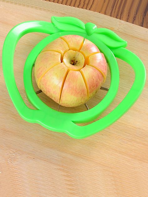 1pc Solid Random Apple Slicer Products Recommendations, Apple Slicer, Apple Corer, Pear Fruit, Vegetable Tools, Kitchen Cleaning Supplies, Easiest Apples, Wheat Straw, Accessories Kitchen