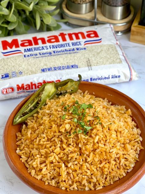 Stella 'n Spice Mexican Rice Recipe |Mahatma® Rice Authentic Mexican Rice Recipe, Mahatma Rice, Authentic Mexican Rice, Mexican Rice Recipe, Mexican Rice Recipes, Mexican Rice, Mexican Cooking, Spanish Rice, Red Rice