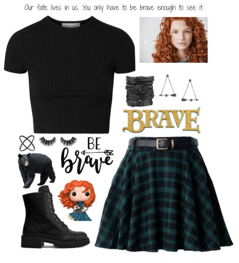 Merida Outfit, Modern Merida, Merida Costume, Disney Princess Inspired Outfits, Disney Character Outfits, Disney Bound Outfits Casual, Princess Inspired Outfits, Disney Princess Outfits, Disney Themed Outfits