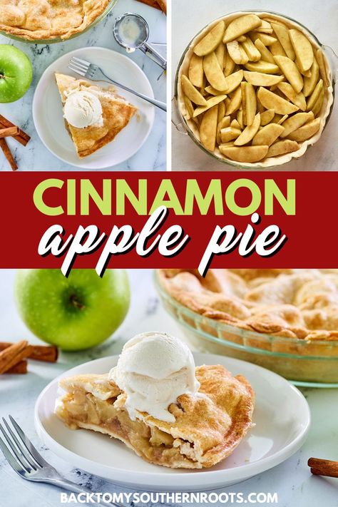 Apple Cinnamon Pie Recipe, Cinnamon Apple Pie Recipe, Apple Cinnamon Pie, Crisp Recipes, Cinnamon Pie, Cinnamon Apple Pie, Apple Recipe, Pie Party, Comfort Desserts