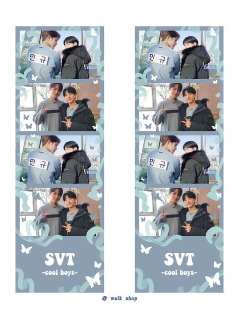 Kpop Photostrip Printable, Seventeen Photo Strip, Kpop Photostrip Design, Seventeen Bookmark Printable, Seventeen Freebies Printable, Kpop Photo Strip, Seventeen Photocards Printable, Kpop Freebies Printable, Seventeen Fml