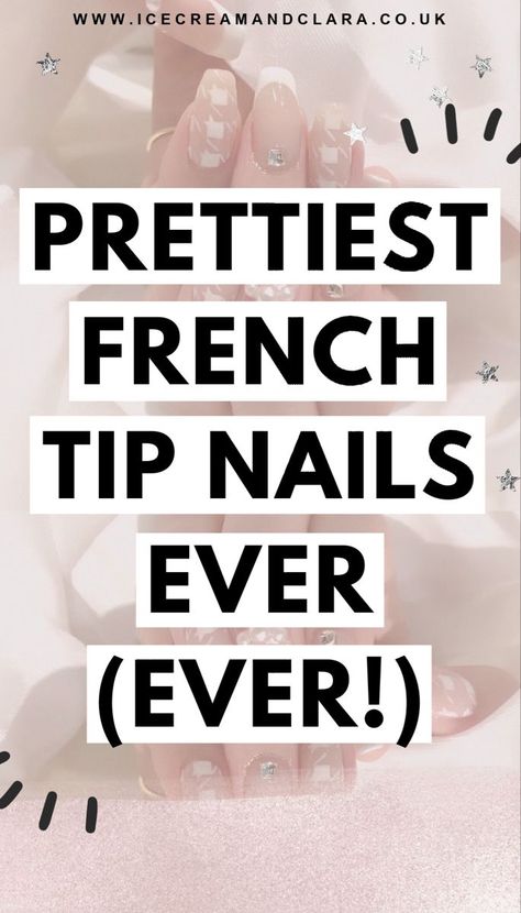 French tip nails inspiration and girly french manicure nail art ideascutest french mani designs to try French Tip And White Nails, Ideas For French Nails, French Tips On Oval Nails, Elegant French Manicure Nails, French Manicures Designs, French Polish Nails Classy, Cool French Manicure Ideas, Spring French Manicure Ideas, Nail Polish French Tip Ideas