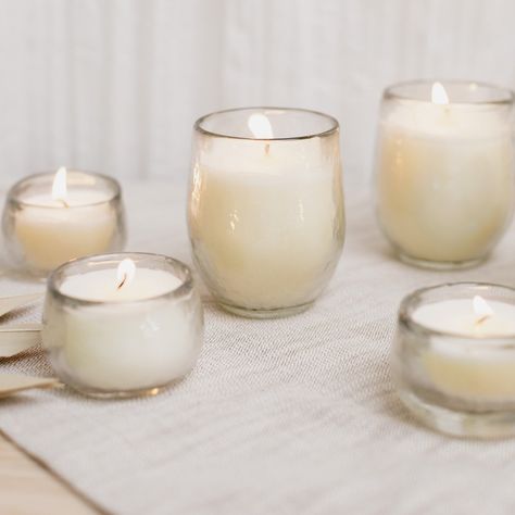 Count on these petite candle pots to be a big help in illuminating your patio or tabletop. The six rounded mini-votives are filled with pure unscented soy wax surrounding a cotton wick. Place them singly, or arrange en masse for a dramatic effect. With a burn time of 24 hours, these small filled candles will keep the mood going. Candle Pot, Hand Poured Candle, Votive Candles, The Mood, Hand Poured, Soy Wax, Wicked, Wax, Candles