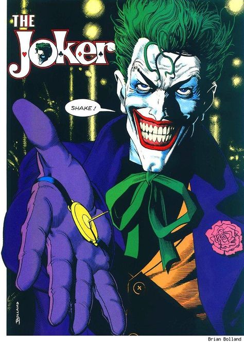 Joker (Brian Bolland) 3 Jokers, Brian Bolland, Joker Photos, Jokers Wild, Joker Comic, Joker Artwork, Joker Pics, Comic Villains, Joker Is