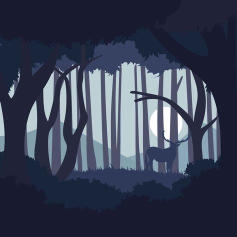 Download Dark Blue Abstract Forest illustration Vector Art. Choose from over a million free vectors, clipart graphics, vector art images, design templates, and illustrations created by artists worldwide! Save The Forest, Midnight Summer Dream, Abstract Forest, Forest Drawing, Mountain Landscape Photography, Images Design, Lino Art, Pop Up Art, Layered Art