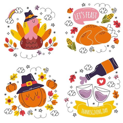 Thanksgiving Clip Art Images - Free Download on Freepik Thanksgiving Labels, Thanksgiving Clip Art, Thankful Svg, Turkey Svg, Thanksgiving Inspiration, Free Clipart Images, Thanksgiving Svg, Thanksgiving Design, Pumpkin Svg