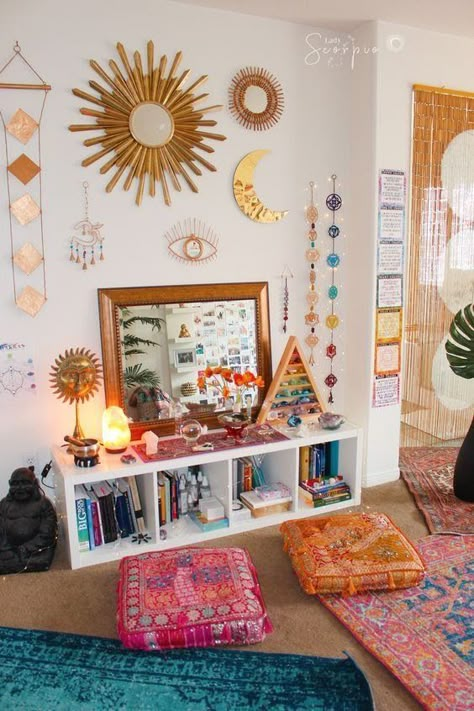 Boho Bedroom Ideas Hippie, Hippy Room, Sailor Jerry, Dekorasi Kamar Tidur, Stil Boho, Boho Bedroom Decor, Boho Room, Bedroom Boho, Meditation Room