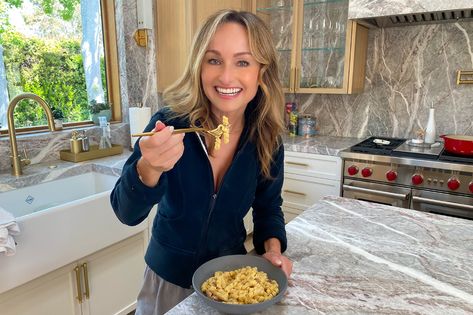 Carbonara For Beginners | Giadzy Pasta Carbonara Giada Food Network, Giada Carbonara Recipe, Giadzy Recipes, Carbonara Recipe Authentic, Giada Pasta, Chicken Carbonara Pasta, Easy Carbonara, Homemade Pastas, Giada De Laurentiis Recipes