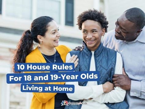 source: Canva House Rules For Adult Children, Adult Children Living At Home, Every Teenagers, Rules For Kids, First Year Of College, Joining The Military, Dear Parents, Good Student, House Rules