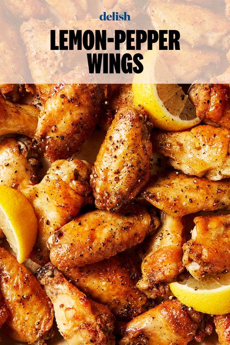 Switch up your Super Bowl spread. Chicken Nibbles Recipe, Wings Flavors, Easy Wings, Lemon Pepper Chicken Wings Recipe, Wings Recipe Baked, Pepper Chicken Wings, Easy Chicken Wing Recipes, Super Bowl Menu, Wings Recipes