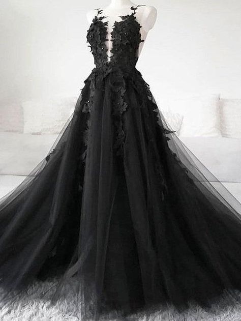 Tulle Prom Dress A Line, Forest Wedding Dress, Gothic Wedding Dress, Alternative Wedding Dresses, Plus Size Formal, Ball Gowns Evening, Backless Prom Dresses, Theme Color, Gothic Wedding