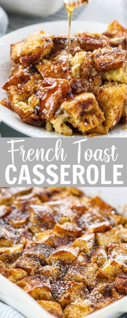 French Toast Casserole French Toast Bundt Cake, Frenchtoastcasserole Easy, Breakfast French Bread, French Toast For Two, Oven French Toast Recipe, Easy French Toast Casserole, Easy French Toast Bake, French Toast Casserole Easy, Easy French Toast