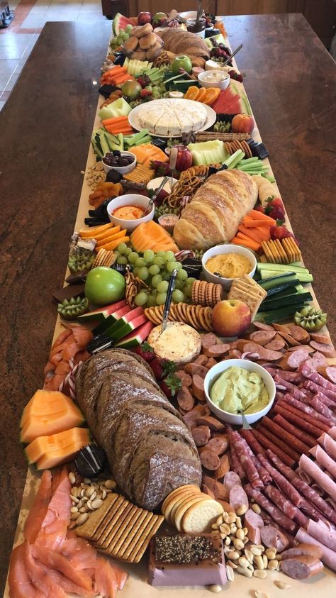 charcuterie table ideas Xmas Grazing Table, Antipasto Table, Board Table, Grazing Board, Party Food Buffet, Charcuterie Inspiration, Grazing Table, Charcuterie Platter, Party Food Platters