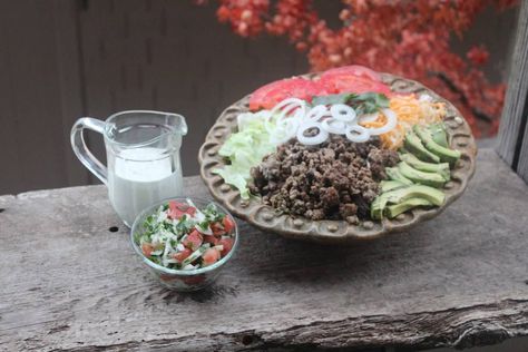 Ranch Dressing on a Ridiculously Big Taco Salad - Eat Like a Bear! Keto Ranch Dressing, Keto Salad Dressings, Mayonnaise Brands, Keto Ranch, Taco Salad Dressing, Bear Diet, Eat Like A Bear, Keto Salad Dressing, Yogurt Brands