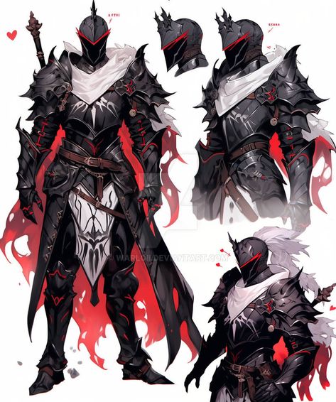 Spiky Armor Design, Cool Armor Designs, Medevil Knight Armor, Possessed Armor, Cool Knight Armor, Blood Monster Art, Fantasy Armor Male, Anime Armor Design, Armor Reference