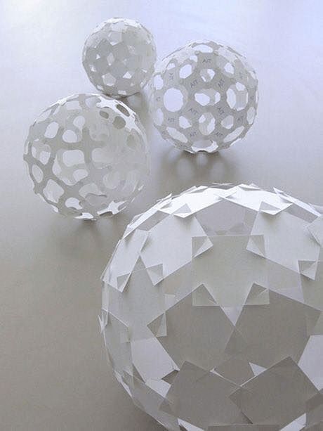 Architecture Origami, Aichi Japan, 3d Templates, Sphere Design, Origami And Kirigami, Paper Engineering, Folding Origami, Spatial Design, Paper Balls