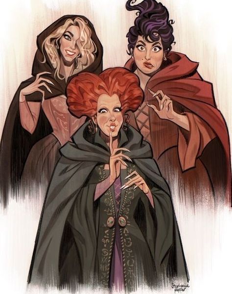 Long Live The Pumpkin Queen Fanart, Sarah Sanderson Fanart, Hocus Pocus Fanart, The Sanderson Sisters Drawing, Hocus Pocus Art Drawing, Sanderson Sisters Drawing, Hocus Pocus Fan Art, The Sanderson Sisters Art, Sanderson Sister Art