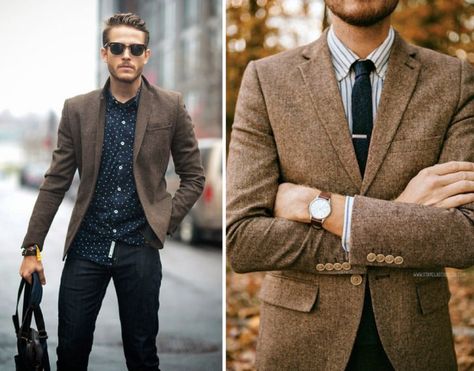 How to Style a Tweed Jacket - London Tailors - Best Made to Measure & Bespoke Suits, Custom Clothing Tweed Jacket Outfit Mens, Tweed Blazer Men, Tweed Jacket Men, Tweed Jacket Style, Sport Coat Outfit, Fall Coat Outfit, Plaid Blazer Outfit, Tweed Jacket Outfit, Waistcoat Outfit