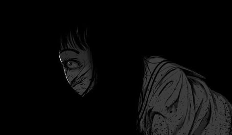 Anime Computer Wallpaper, 2k Wallpaper, Scary Wallpaper, Goth Wallpaper, Dark Grunge, Black Artwork, Black And White Wallpaper, Animated Drawings, Computer Wallpaper