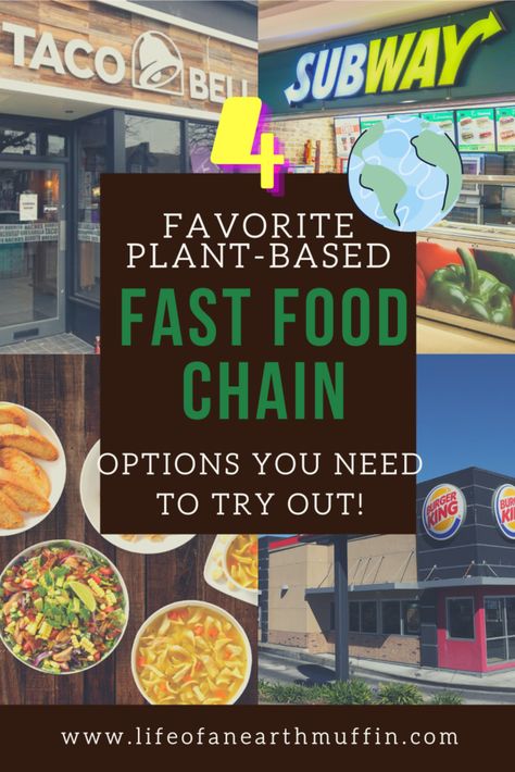 The Best Plant-Based Fast Food Options – My Favorite Quick & Easy Places to Eat Plant Based Restaurant Food, Vegetarian Fast Food Options, Plant Based Restaurant, Vegan Fast Food Options, Noodles And Company, Fast Food Places, Vegan Fast Food, Vegetarian Fast Food, Eating Fast