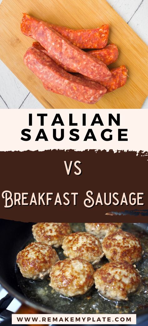 Breakfast Italian Sausage, Sweet Italian Sausage Breakfast Recipes, Italian Sausage Breakfast Recipes, Italian Sausage Breakfast, Sweet Italian Sausage Recipes, Italian Sausage Seasoning, Breakfast Sausage Seasoning, Homemade Italian Sausage, Pork Sausage Recipes