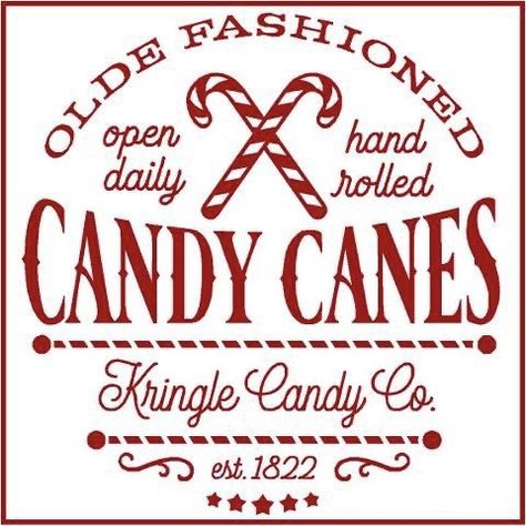 Vintage Christmas Svg, Winter Stencils, Candy Cane Svg, Halloween Text, Hand Candy, Silhouette Design Store, Cricut Projects Vinyl, Christmas Candy Cane, E Card