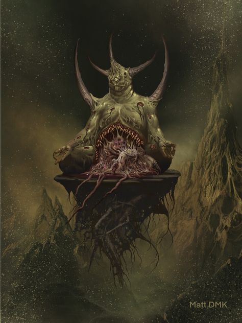 ArtStation - Meditation of Nurgle ( the second Remembrance) Chaos Warhammer Fantasy Art, Warhammer Nurgle Art, Nurgle Art, Gods Of Chaos, Warhammer Nurgle, Nurgle 40k, Warhammer Chaos, Chaos Daemons, Lovecraftian Horror