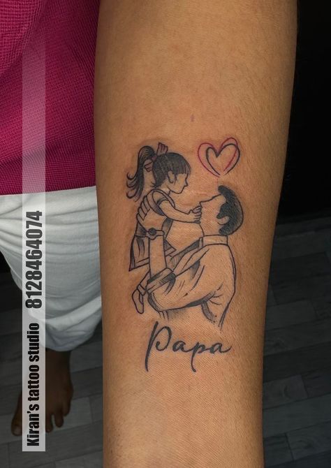 father daughter tattoo _ papatattoo _ daughter tattoo_ Father tattoo _dadtattoo Daughter Dad Tattoos, Tattoos For Dads With Daughters, Tattoo Father And Daughter, Daughter Father Tattoo, Dad And Daughters Tattoo Ideas, Father And Daughter Tattoo Design, Tattoos Father Daughter, Father Tattoo Ideas For Daughter, Daughter Tattoos For Dad