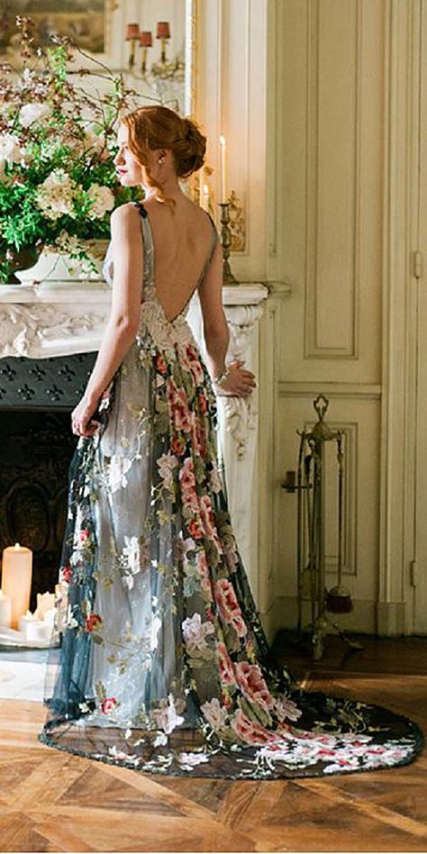 Floral Wedding Dresses, Sakura Wedding, Sabyasachi Lehenga, Unusual Wedding, Floral Wedding Dress, Red Lehenga, Traditional Wedding Dresses, Beauty Dress, Gorgeous Gowns