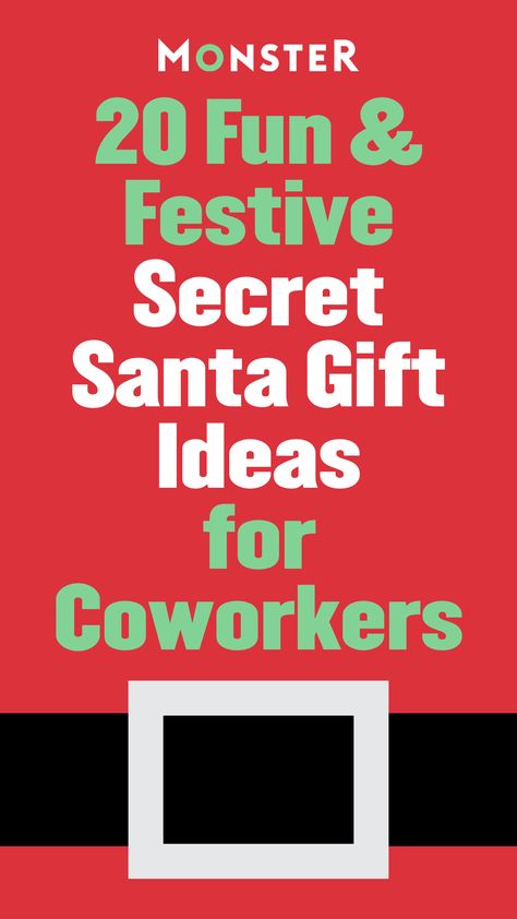 What’s your Secret Santa 🎅 comfort level? Whether you’re thrilled - or not - by the thought of exchanging gifts with coworkers, these ideas are sure to be a hit. Secret Santa Gift Ideas For Teacher Coworkers, Secret Santa Week Themes, Secret Santa Pranks For Coworkers, Secret Santa Daily Gift Ideas, Secret Santa Theme Days, Secrets Santa Gift Ideas, Unique Secret Santa Gifts, Simple Secret Santa Gifts, Fun Secret Santa Ideas For Coworkers