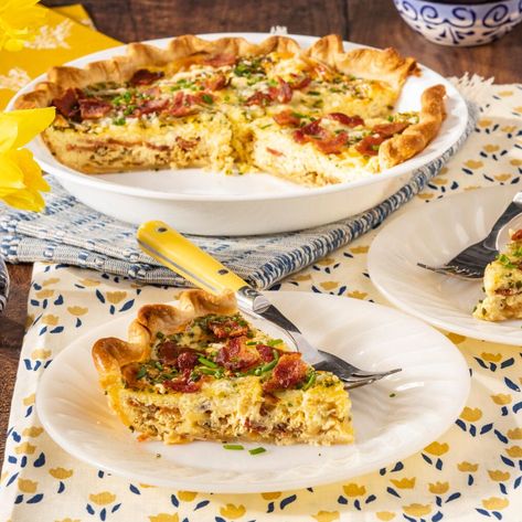 quiche lorraine recipe Pioneer Woman Quiche, Easter Lunch Recipes, Pickle Pasta, Quiche Lorraine Recipe, Lunch Recipes Indian, Breakfast Pie, Easter Lunch, Recipes Indian, Quiche Recipes