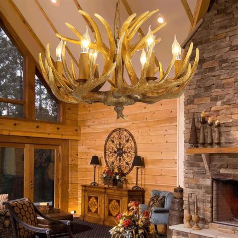 NWIASS Antler Chandelier 6 Light, Rustic Antlers Chandelier Lighting Resin Deer Antler Chandelier 6 Lights 9 Antlers, Farmhouse Deer Horn Antler Chandeliers for Dining Room Kitchen - Amazon.com Antlers Chandelier, Diy Antler Chandelier, Antler Light Fixtures, Deer Antler Chandelier, Deer Light, Frosted Glass Chandelier, Fall Bathroom Decor, Antler Lights, Chandeliers For Dining Room