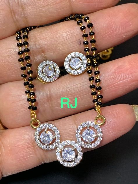 Rs 600 +shipGold plated Tanishq replica diamond mangalsutra shipping Length 18 inches Diamond Mangalsutra, Diamond Bracelet, Beautiful Flowers, Gold Plate, Plating, Flowers, Gold