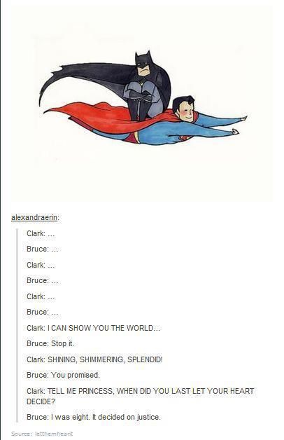 Superman Batman A Whole New World Bruce X Clark Fanart, Bruce X Clark, Bruce And Clark, Dc Fanart, The Bat Man, Univers Dc, Im Batman, Dc Memes, The Dark Knight Rises