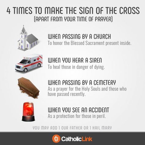 Infographic: 4 Times To Make The Sign Of The Cross | Catholic-Link The Sign Of The Cross, Catholic Sacraments, Catholic Theology, Catholic Doctrine, Catholic Beliefs, Catholic Education, Sign Of The Cross, Faith Formation, Catholic Kids