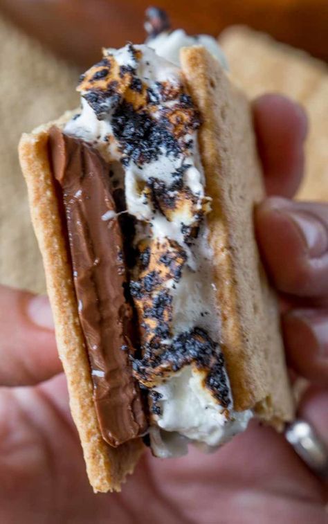 How to make S’Mores (4 Ways!) Dinner Then Dessert, Deserts Easy, Pudding Shots, Types Of Desserts, Summer Snacks, Fancy Desserts, Dessert Lover, Sugar Free Desserts, On The Grill