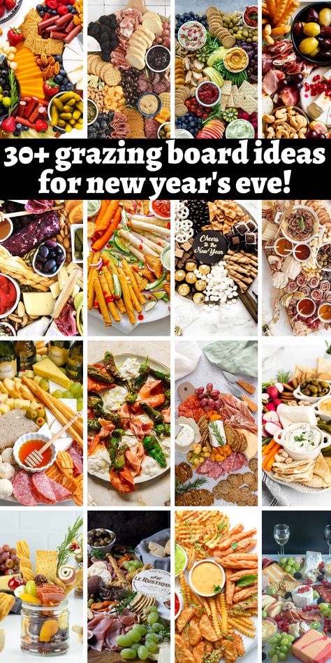 New Year’s Eve Snack Board, New Year’s Eve Board Ideas, Newyears Food Idea, New Year’s Eve Food Board, New Years Grazing Board, New Years Eve Grazing Table, New Years Food Board Ideas, New Year’s Eve Cheese Board, Nye Snack Board