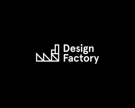 Design Factory Identity Factory Branding, Industrial Logo, Designing A Logo, Peacock Logo, Drink Logo, Factory Logo, Modern Line Art, Design Factory, Graphic Design Brochure