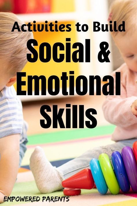 These social-emotional activities for preschoolers are simple and fun, and will build your child's social skills and emotional intelligence through play. Teachers and moms check out these ideas for your smart kids. #kids #teaching #parenting #kidsactivities #development #playtime Social Emotional Space Activities, Teaching Social Skills Preschool, Two Year Old Social Emotional Activities, Socioemotional Activities Preschool, Social Emotional Activities For Two Year Olds, Social Emotional Development Activities For Infants, Social Emotional Learning For Infants, Social And Emotional Learning Activities Preschool, Emotional Activity For Preschoolers