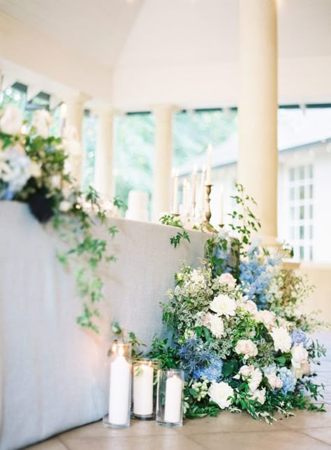 Magical Garden Wedding at Milton Park Country House in Australia – Style Me Pretty Magical Garden Wedding, House In Australia, Cheap Wedding Flowers, Kitchen Lounge, Light Blue Wedding, Hydrangeas Wedding, Wedding Help, Bridal Table, Blue Themed Wedding