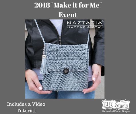 It’s time to kick off Day 19 of the 2018 “Make it for Me” projects! You’ve survived the holidays and now It’s Time for You!  For the entire month of January, I will bring you FREE patterns from amazing designers in the crochet industry.  One of the great parts of “Make it for Me” is … Mini Bag Pattern, Crossbody Bag Pattern, Half Double Crochet Stitch, Crochet Shell Stitch, Irish Crochet Dress, Baby Crochet Patterns Free, Crochet Market Bag, Single Crochet Stitch, Crochet Shoes