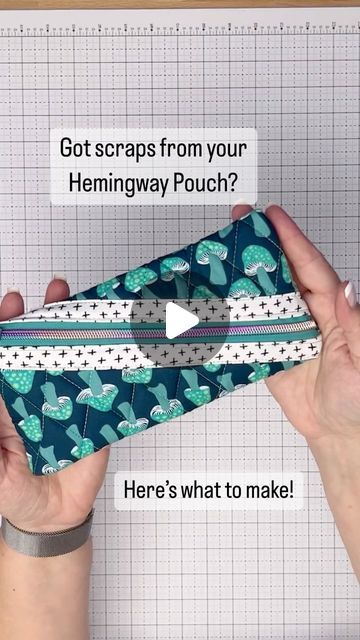 Free Pencil Case Pattern, Fabric Pencil Case Pattern, Diagonal Zipper Pouch Pattern, Hemingway Pouch Pattern Free, Hemingway Pouch Pattern, Quilted Pencil Case, Zipper Pouch Ideas, Pencil Pouch Sewing Pattern, Hemingway Pouch