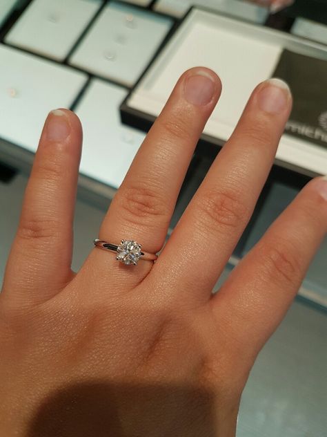 Fat Finger Engagement Ring, Rings For Fat Fingers, Engagement Rings For Fat Fingers, Engagement Rings On Finger, Fat Fingers, Sparkling Diamond Ring, Wedding And Engagement Rings, Cz Diamond, 1 Carat