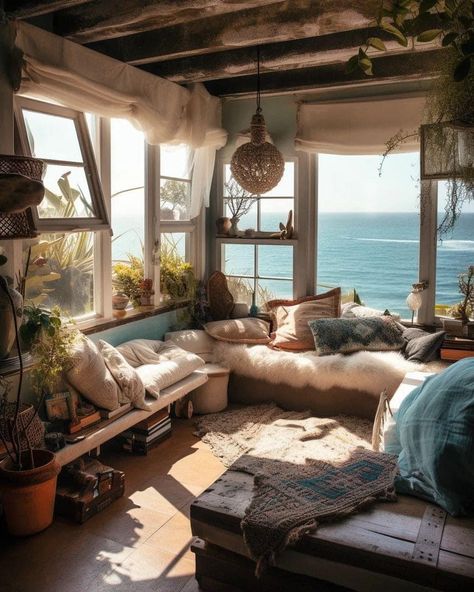 Hippie Homes, Dream House Interior, House Room, Dream Rooms, Cool Rooms, Casas De Ensueño, Dream House Decor, Dream Home Design, House Inspiration