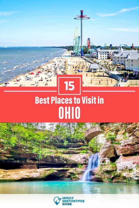 15 Best Places to Visit in Ohio — Fun & Unique Places to Go! Places To Visit In Ohio, Day Trips In Ohio, Places To Vacation, Cheap Weekend Getaways, Ohio Vacations, Ohio Travel, Visit Usa, Vacation Usa, Michigan Travel