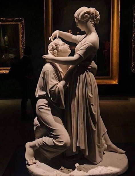 #thelovery Greek Statues, Statue Art, Greek Sculpture, Marble Sculpture, Greek Art, Classical Art, Art And Architecture, Classic Art, Aesthetic Art