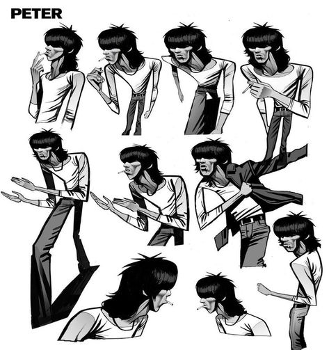 Robert Valley Art, Extreme Poses, Robert Valley, Character Design Portfolio, Pear Cider, About Character, 2000s Cartoons, Big Art, Illustration Character Design