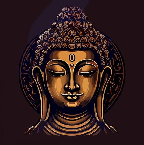 Buddha Profile Picture, Nandi Bull Images, Buddha Vector, Nandi Bull, Bull Images, Tupac Art, Buddha Logo, Theravada Buddhism, Buddha Painting Canvas