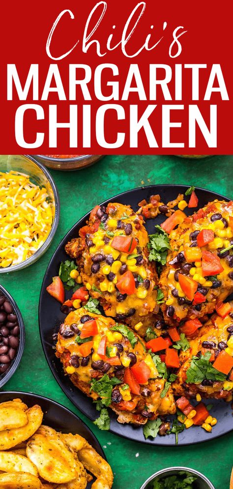 Margarita Grilled Chicken, Chili Margarita, Margarita Chicken, Loaded Chicken, Cheese Corn, Copycat Restaurant Recipes, Margarita Recipe, Copycat Recipe, Eating Recipes